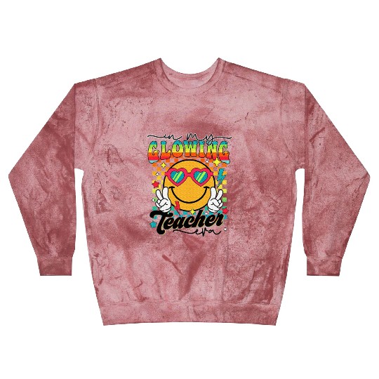 Last Day of School Teacher In My Glowing Teacher Blast Sweatshirts