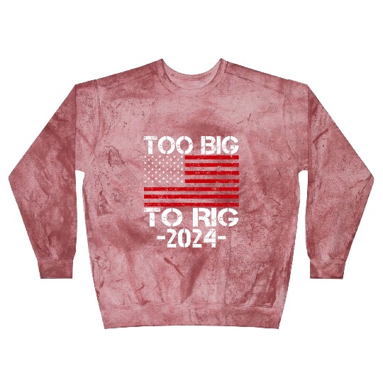Too Big To Rig 2024 Elections Blast Sweatshirts
