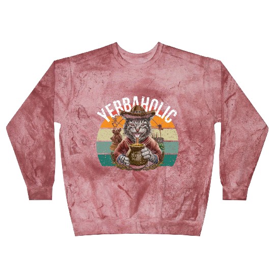 Yerba Mate Cat - Embrace the Yerbaholic Lifestyle! Blast Sweatshirts