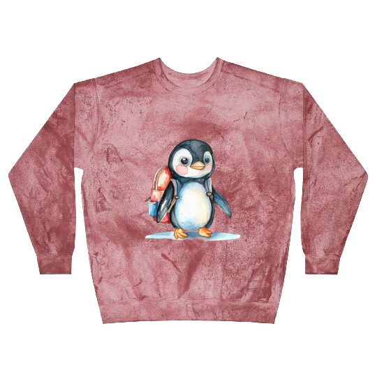 Watercolor Cute School Animals, Back to School Blast Sweatshirts
