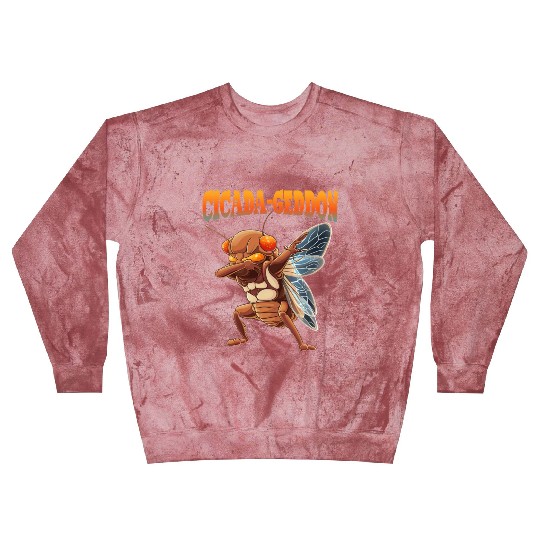 Funny Dabbing Cicada 2024 Dab Blast Sweatshirts