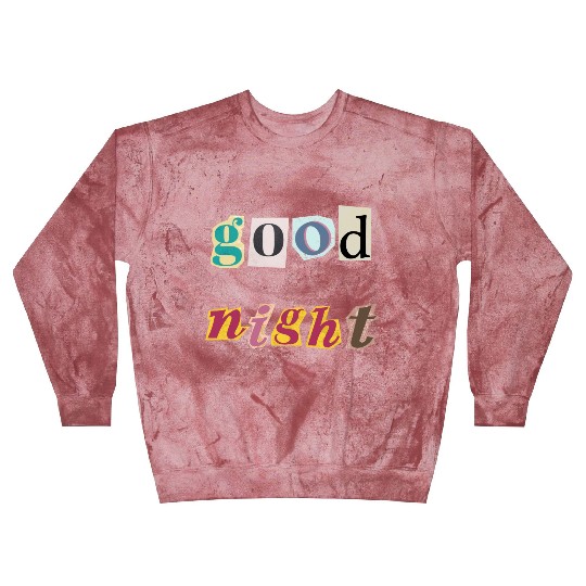 Dreamy Spectrum Typography Blast Sweatshirts