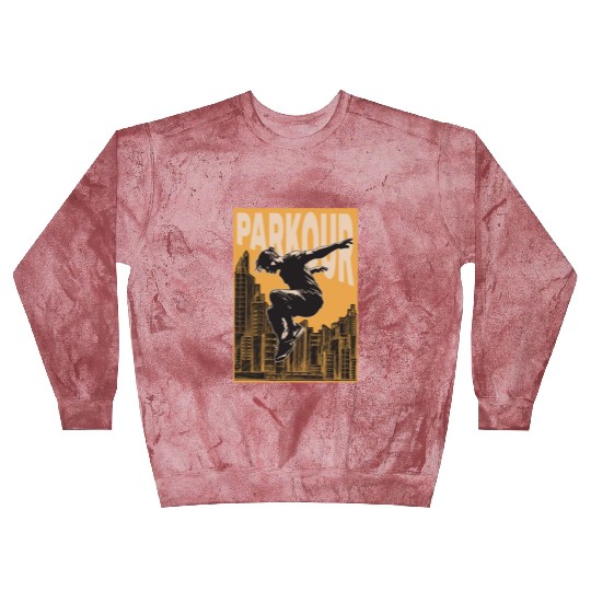 Parkour Freerunner Retro Themed Gift Blast Sweatshirts