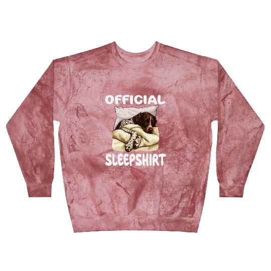 German Shorthaired Pointer Dog Official Sleep Blast Sweatshirts