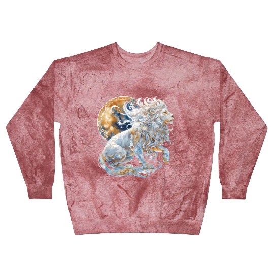 Celestial Lion Images, Mystical Lion, Night sky Blast Sweatshirts