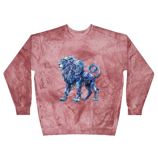 Celestial Lion Images, Mystical Lion, Night sky Blast Sweatshirts