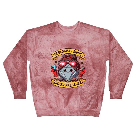 Rock-Solid Resilience: Geologists Under Pressure Blast Sweatshirts