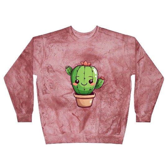 Cute Kawaii Cactus Clipart, Cute Cactus PNG Blast Sweatshirts