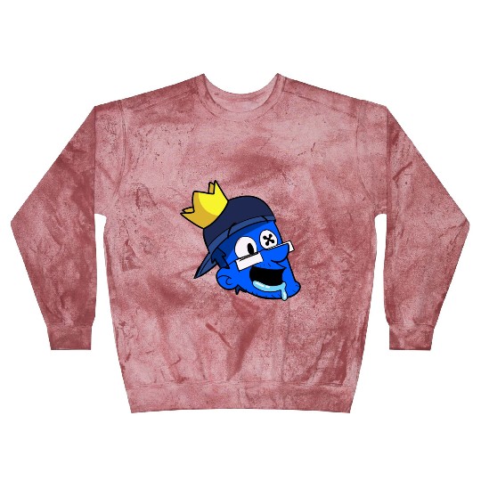 Blue Duddy Face Blast Sweatshirts