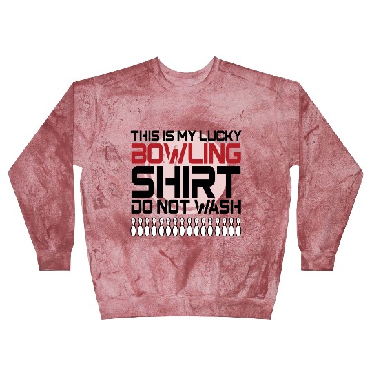 THIS IS MY LUCKY BOWLING 2 Blast Sweatshirts