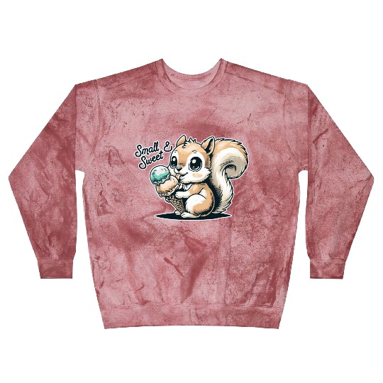 Cute cartoon squirrel with ice cream Blast Sweatshirts