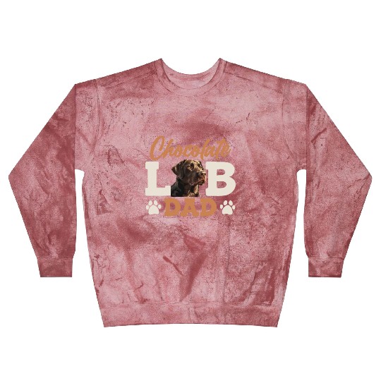 Labrador Owner CHOCOLATE LAB DAD Labrador Dog Blast Sweatshirts