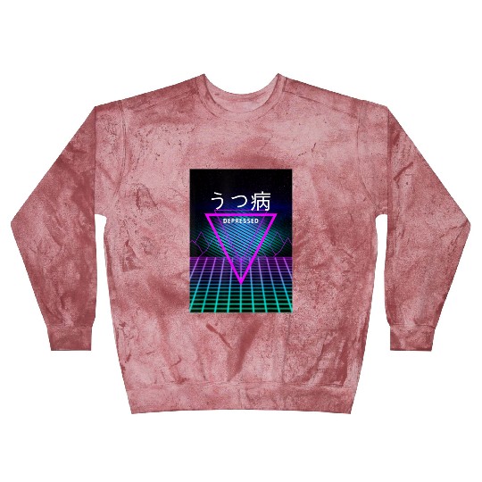 aesthetic vaporwave clothes depressed Blast Sweatshirts
