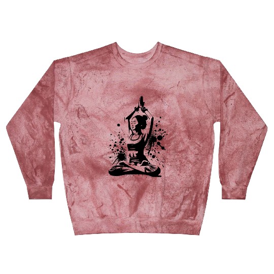 Asian Meditation Relaxation Yoga Teacher Blast Sweatshirts
