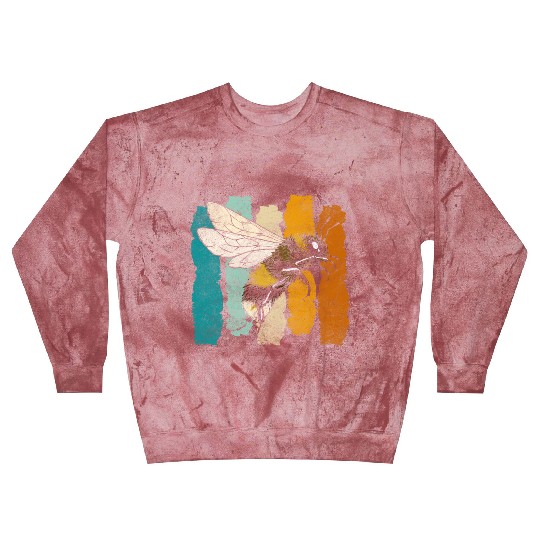 Honey Bee Nature Flowers Bees Blast Sweatshirts