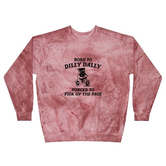 Born To Dally Vintage Bear Meme Blast Sweatshirts