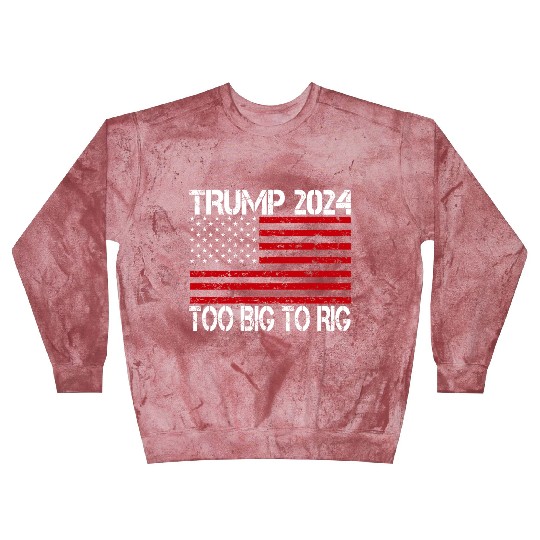2024 Elections Too Big To Rig Blast Sweatshirts