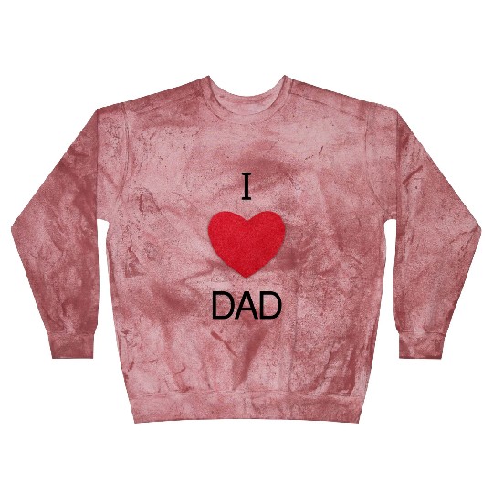 i love dad Blast Sweatshirts