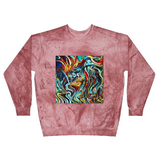 Multi abstrack Blast Sweatshirts