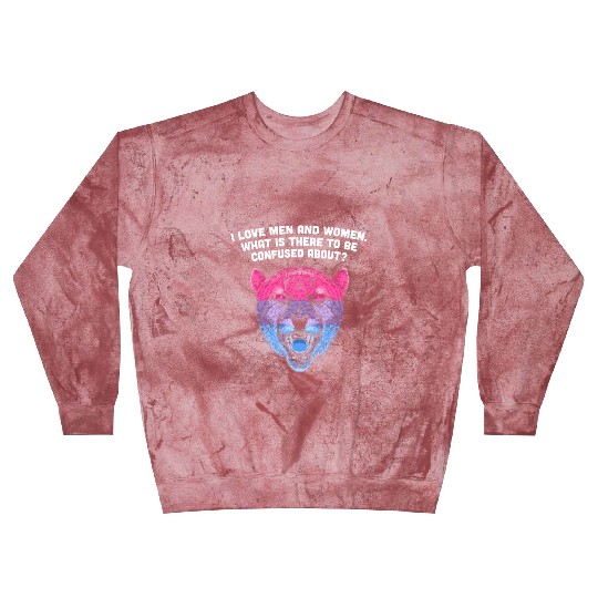I Love Men and Women Bisexual LGBTQ Bi Pride Gay L Blast Sweatshirts