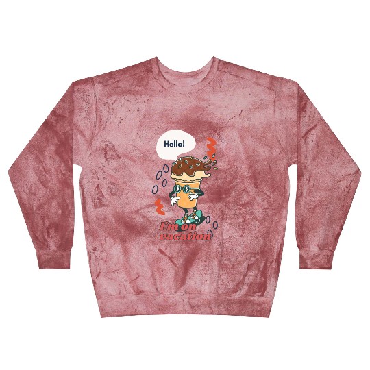 Funny joyful Cool Vacation Ice Cream Cone Blast Sweatshirts