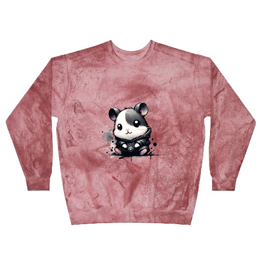 Charcoal Hip Hop Hamster Blast Sweatshirts