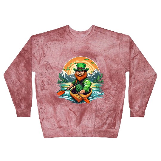 St. Patrick's Day Shamrock St Paddy's Day Kayak Blast Sweatshirts