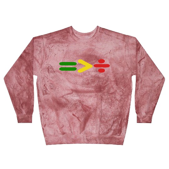 Juneteenth Equality Is Greater Than Division Afro Blast Sweatshirts