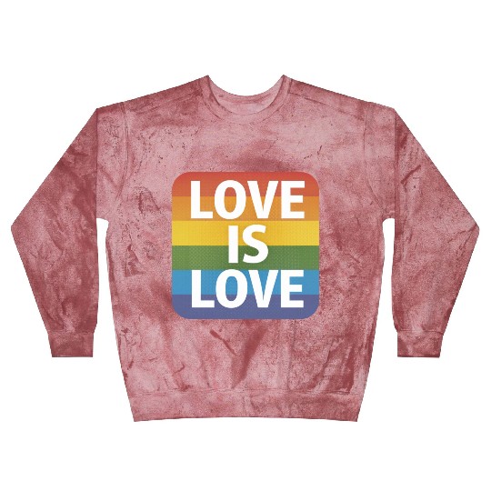 LGBTQ Love is Love Blast Sweatshirts