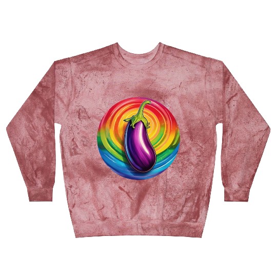 LGBTQ Eggplant Blast Sweatshirts