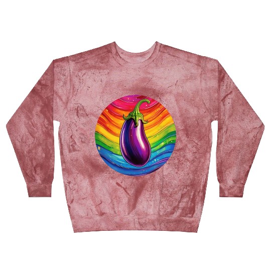LGBTQ Eggplant Blast Sweatshirts