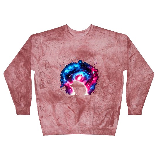 Cool Hedgehog Galaxy Space Art Blast Sweatshirts