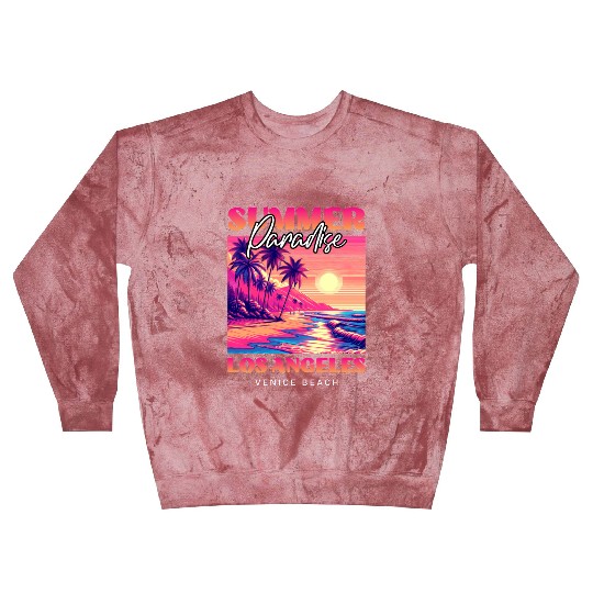 Summer Paradise Los Angeles Venice Beach Blast Sweatshirts