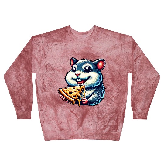Hamster guinea pig pizza fast food lover Blast Sweatshirts