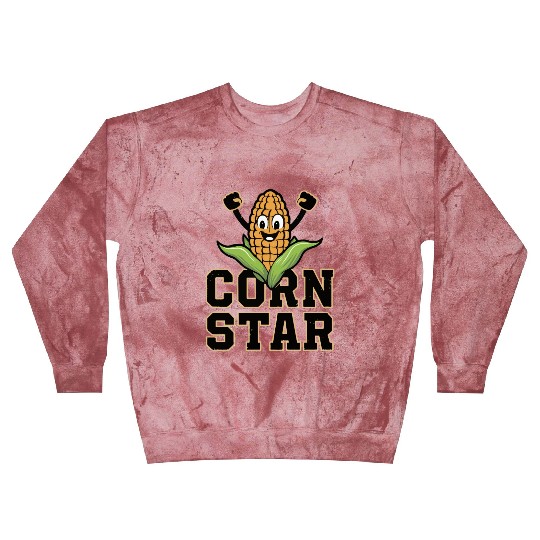 Funny Farm Food Blast Sweatshirts Corny Cob Farmer Corn Star