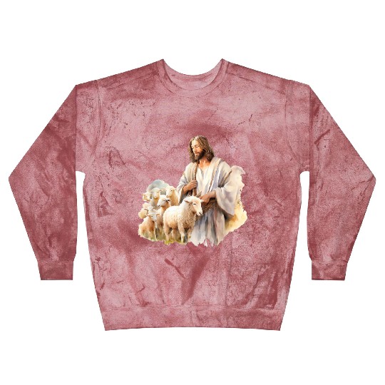 Lord Jesus Church Sheep Peace Blast Sweatshirts