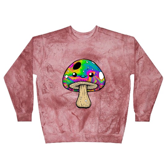 psychedelic Kawaii Mushroon Blast Sweatshirts