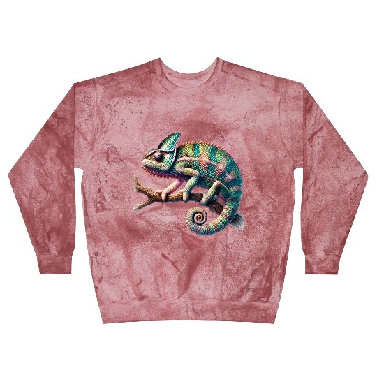 fascinating, lively chameleon motif Blast Sweatshirts