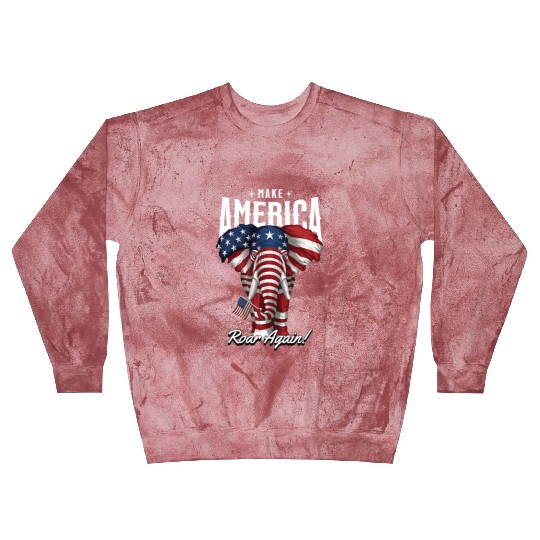 Republican Make America Roar Again Election 2024 Blast Sweatshirts