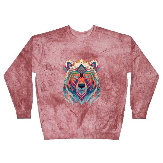 Native American Spirit Wolf Blast Sweatshirts