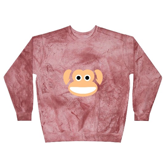 Cute Monkey Whole Face Ape Animal Primate Lover Blast Sweatshirts