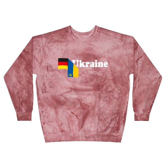 Germany Ukraine Tryzub Flag Blast Sweatshirts