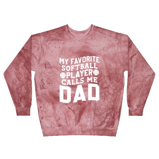 Calls Me Softball Dad Funny Daddy Father's Day Blast Sweatshirts