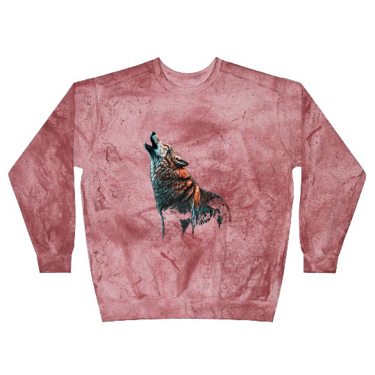 Howls Animal Print Lovers Blast Sweatshirts