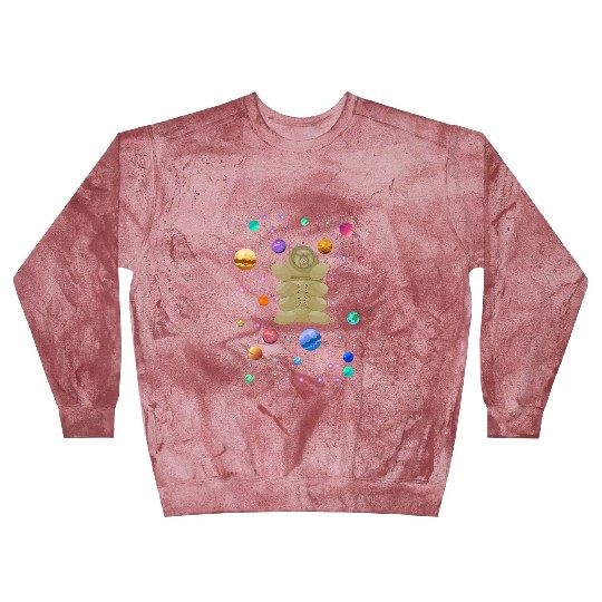 Tardigrade Space! Nerd, Geek Microbiology Science Blast Sweatshirts
