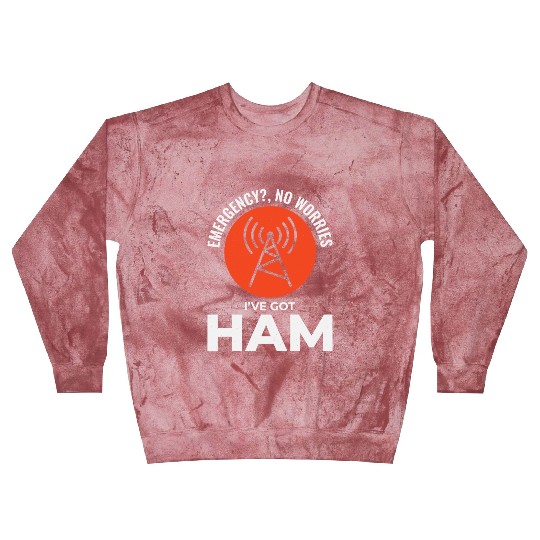 Amateur Ham Radio Operator Radio Waves Funny Blast Sweatshirts