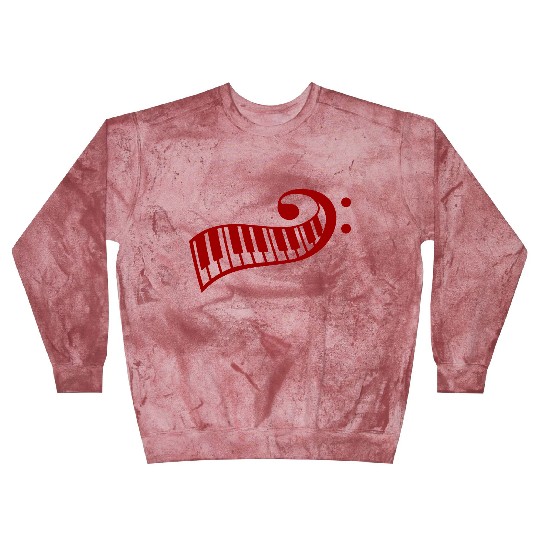 Keyboard Music Bass Note Piano Keys Party Design Blast Sweatshirts