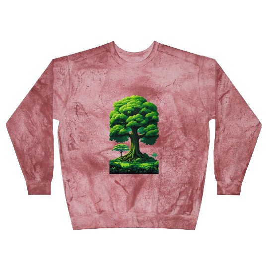 Enchanted Forest Motif - Whimsical Nature-Inspired Blast Sweatshirts