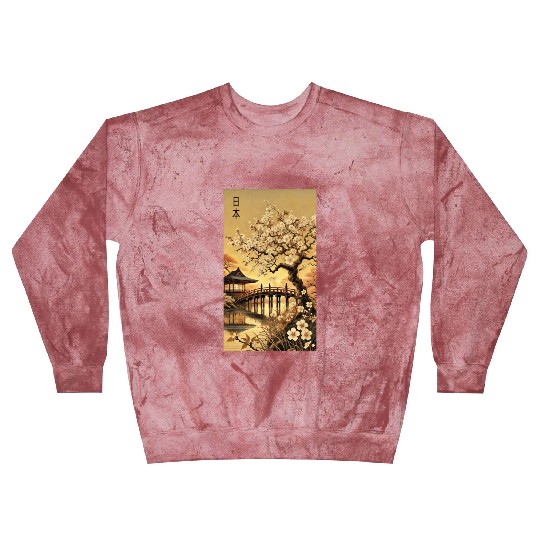 Japan church flowers Tokyo design Blast Sweatshirts
