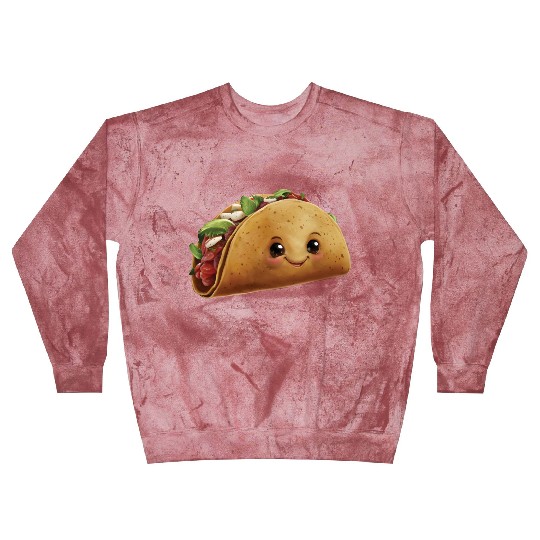 Happy Tacos Realistic Blast Sweatshirts